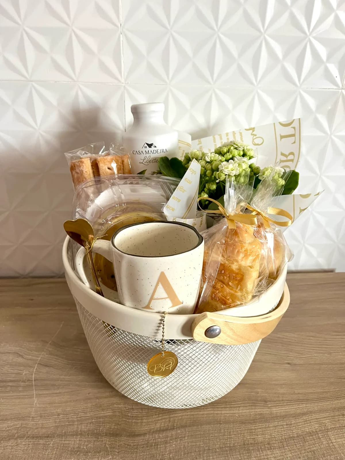 Cesto Café Floral